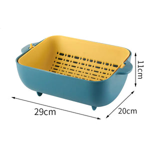 Plastic Fruit Washing Tray for Household Use Rieworkes
