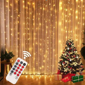 Christmas Curtain Lights Rieworkes