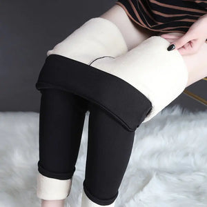 Winter Leggings Warm Thick High Stretch Lamb Cashmere Leggins Skinny Fitness Woman Pants Mimarta