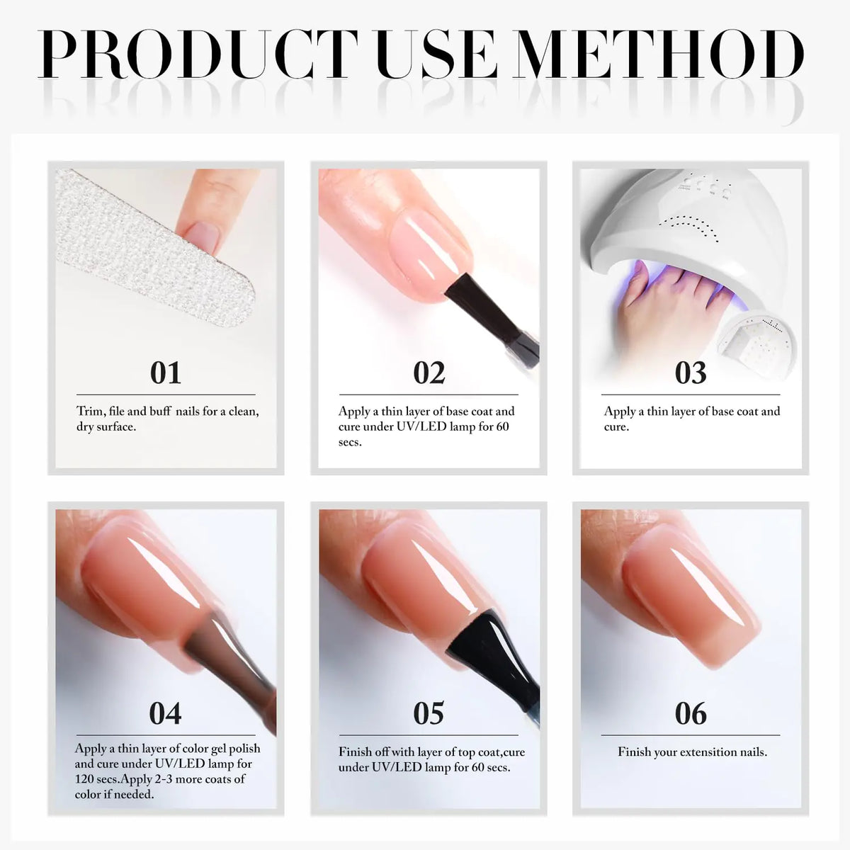 Double Rhythm Translucent Gel Polish Sheer Neutral Natural Light Milky Same Color Same Bottle 15ML Jelly Nail Polish Nail Art DIY at Home (Milky Rose Pink-A1380) Rieworkes