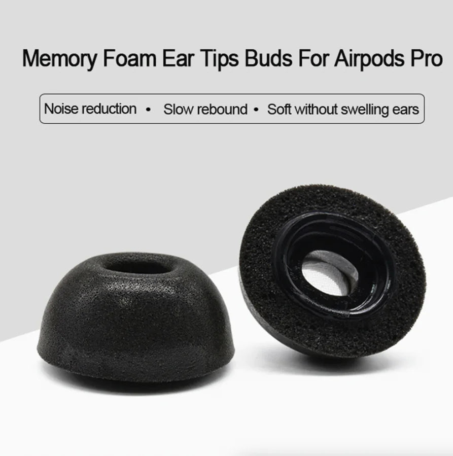 Replacement Ear Tips For Apple Airpods Pro Memory Foam Tips Airpod Pro - 3 Pairs Rieworkes