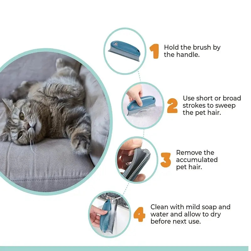 Pet Hair Remover with Comfortable Handle for Furniture Mimarta