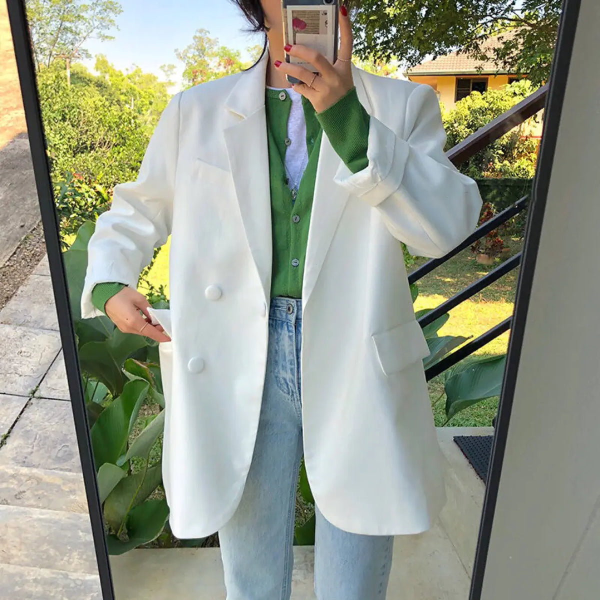 Elegant Loose Fit Lazy Suit Jacket Mimarta