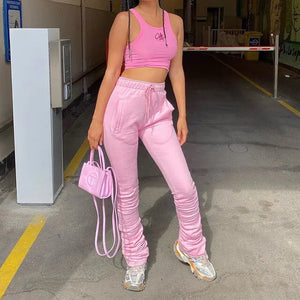 Stacked Pants Women Fitness Rieworkes