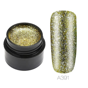 Hybrid Varnishes Gel Nail Polish Set Glitter Rieworkes