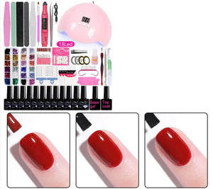 Complete Gel Nail Polish Set Rieworkes