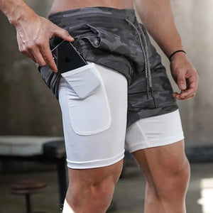 Gym Workout Shorts With Phone Pocket Rieworkes