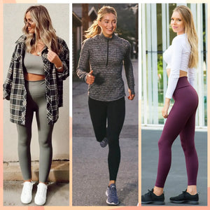 NEW YOUNG 3 Pack Leggings with Pockets for Women,High Waisted Tummy Control Workout Yoga Pants Small-Medium 3 Pack-c-black/Navy/Rose Pink Rieworkes