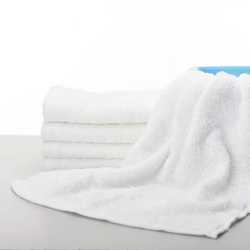 White Cotton Bath Towels Rieworkes