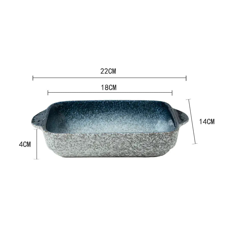 Creative Ceramic Baking Bowl for Microwave Use Mimarta