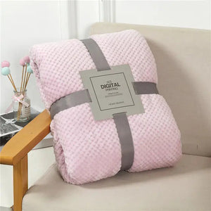 Fluffy Plaid Winter Bed Blankets Rieworkes