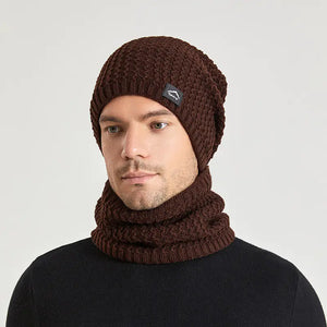 Winter Beanie and Scarf Set for Men and Women (One Set) Mimarta