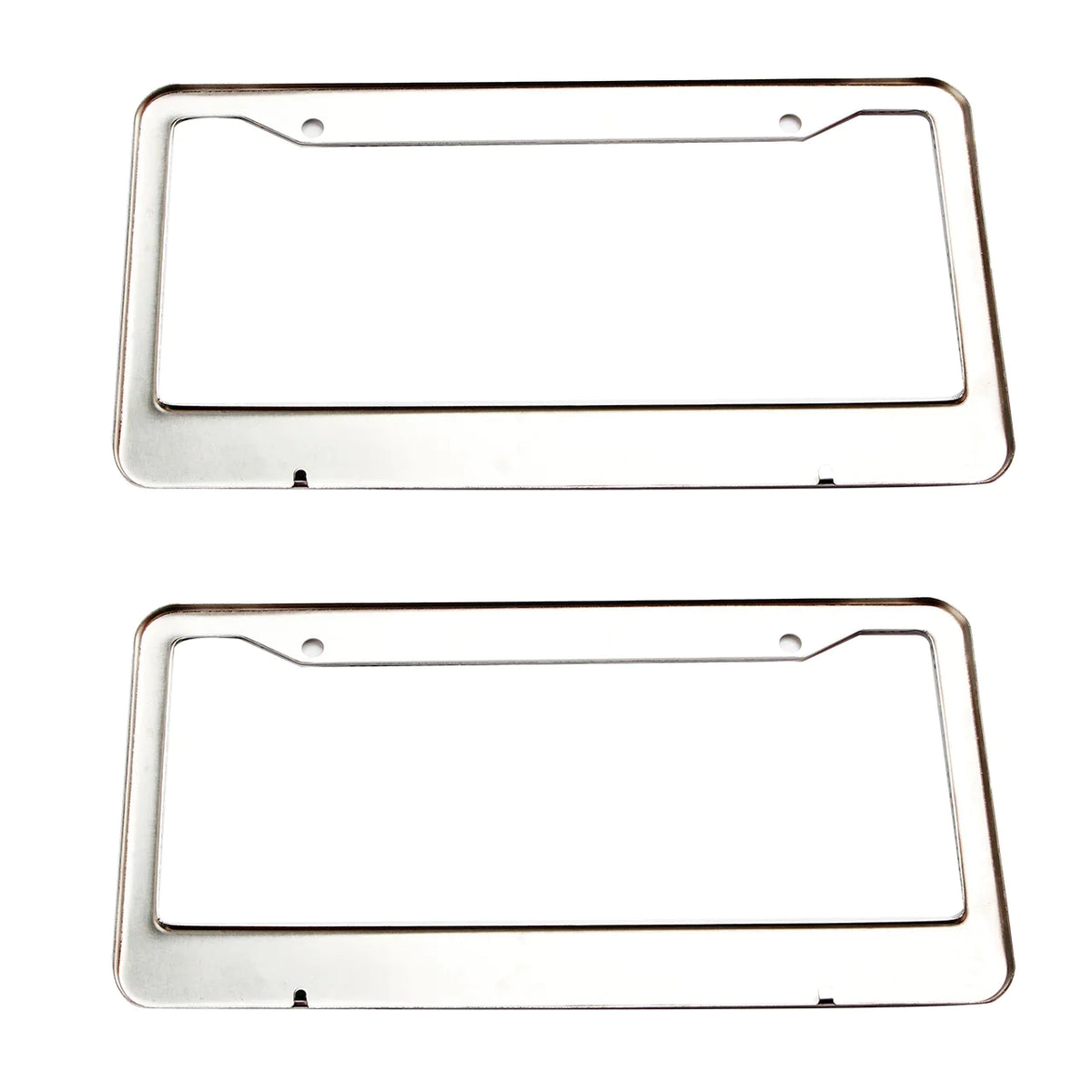 2PCS Bling License Plate Frame Glitter Crystal Sparkling Rhinestone Diamond Caps Rieworkes