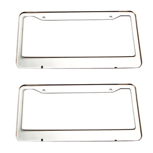 2PCS Bling License Plate Frame Glitter Crystal Sparkling Rhinestone Diamond Caps Rieworkes