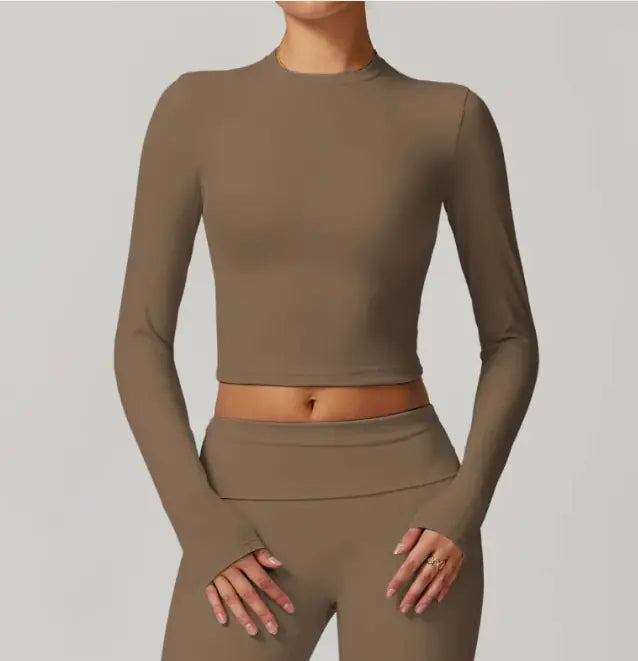 Slim Fit Long Sleeve Yoga Wear Rieworkes