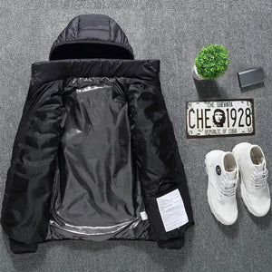 New Heated Jacket Coat USB Electric Jacket Cotton Coat Heater Thermal Clothing Heating Vest Men's Clothes Winter Mimarta