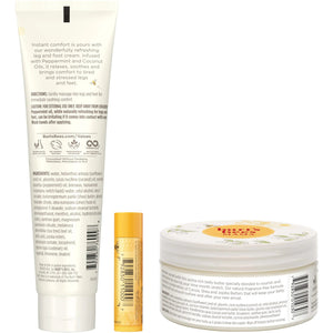 Burt's Bees Pregnancy Essentials Gifts Set, 3 Giftable Baby Shower Products & Must Have Baby Registry Items, Nourishing Skincare - Mama Belly Butter, Original Lip Balm, Leg & Foot Cream Mama Pregnancy Set 3 Count (Pack of 1) Rieworkes