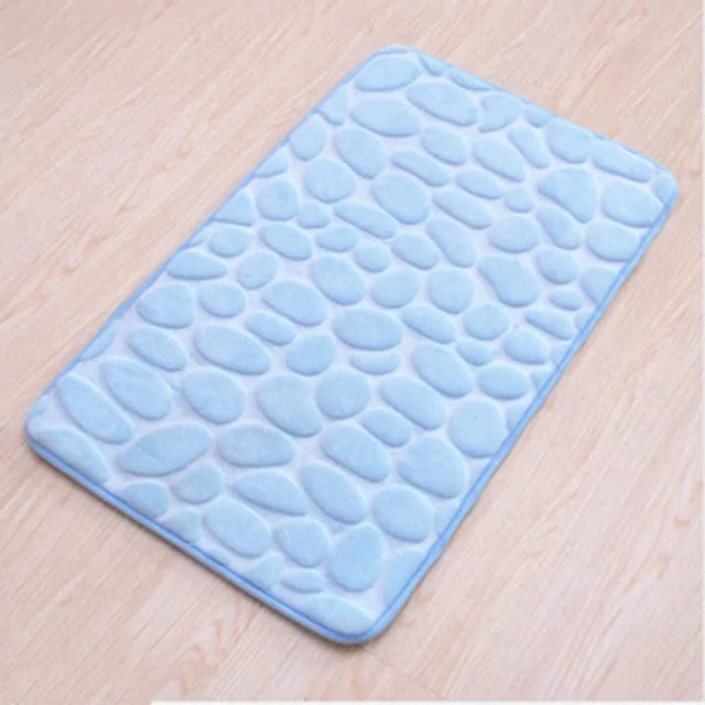 Non-Slip Embossed Bathroom Mat Rieworkes