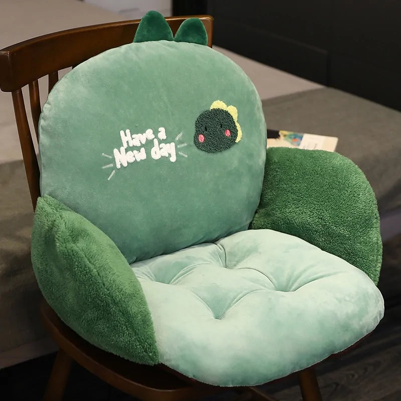 One-piece Chair Cushion: Office/Home Seat Support &amp; Backrest Rieworkes