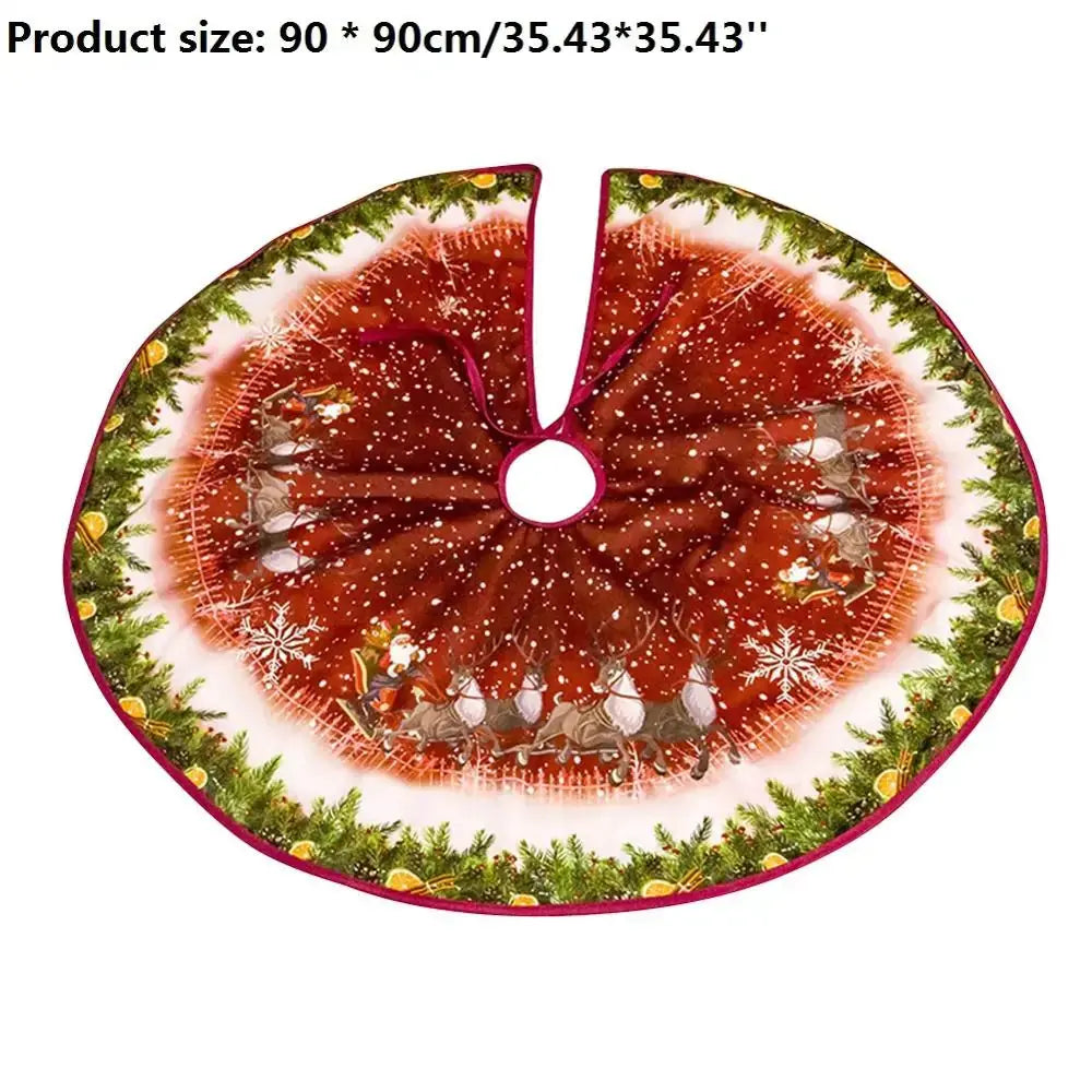 Christmas Tree Skirt Rieworkes