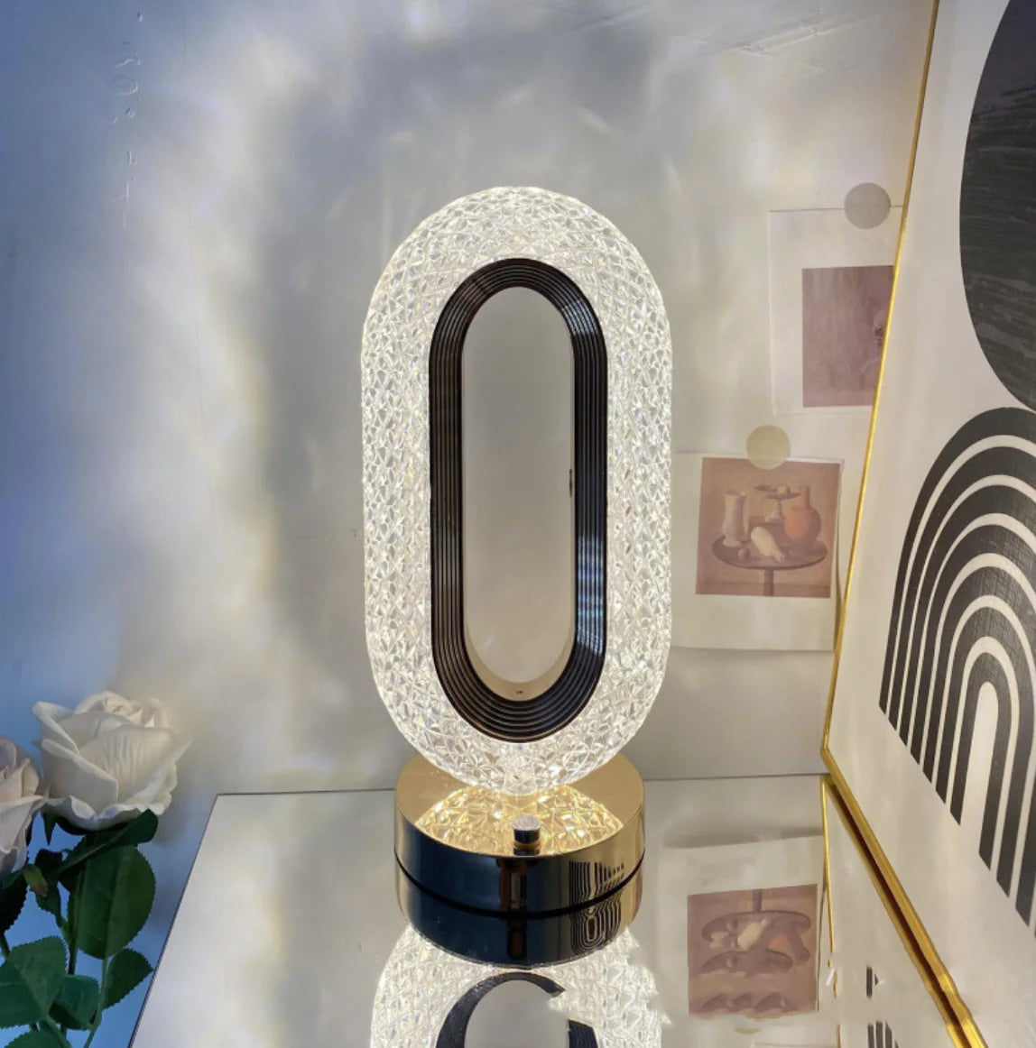 Crystal Touch Desk Lamp – Light Luxury Home Decor Rieworkes