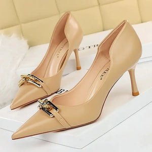 Buckled Chain High Heels Rieworkes
