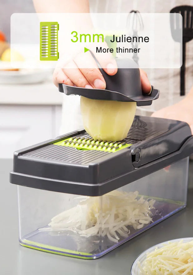 15-In-1 Vegetable Fruit Chopper Cutter Food Onion Veggie Dicer Slicer Kitchen Mimarta