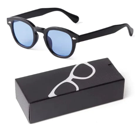 Gradient Small Round Sunglasses for Women Men Rieworkes
