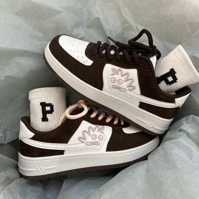 Color Matching Casual Shoes 2022 Woman Vulcanize Sneakers Breathable Sport Walking Running Spring Platform Shoes Rieworkes