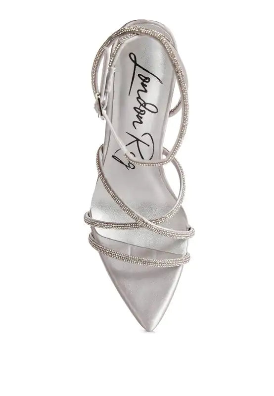 Rhinestone Embellished Stiletto Heels Rieworkes
