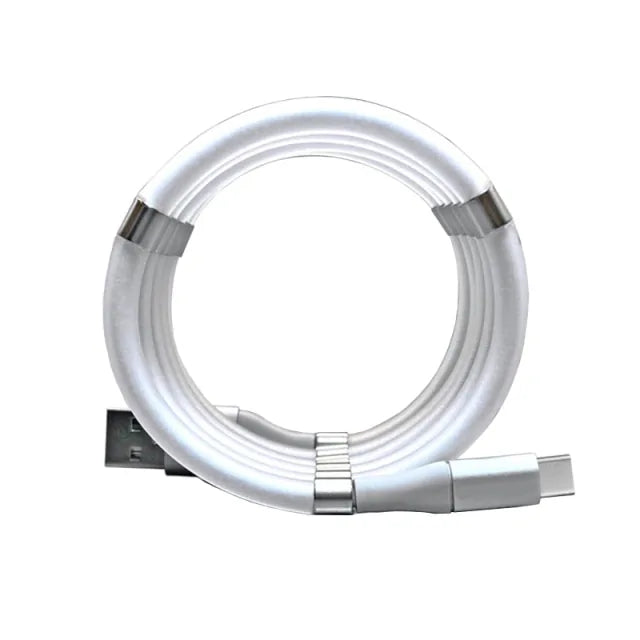 Magnetic Self Winding Cable For Samsung Huawei Rieworkes