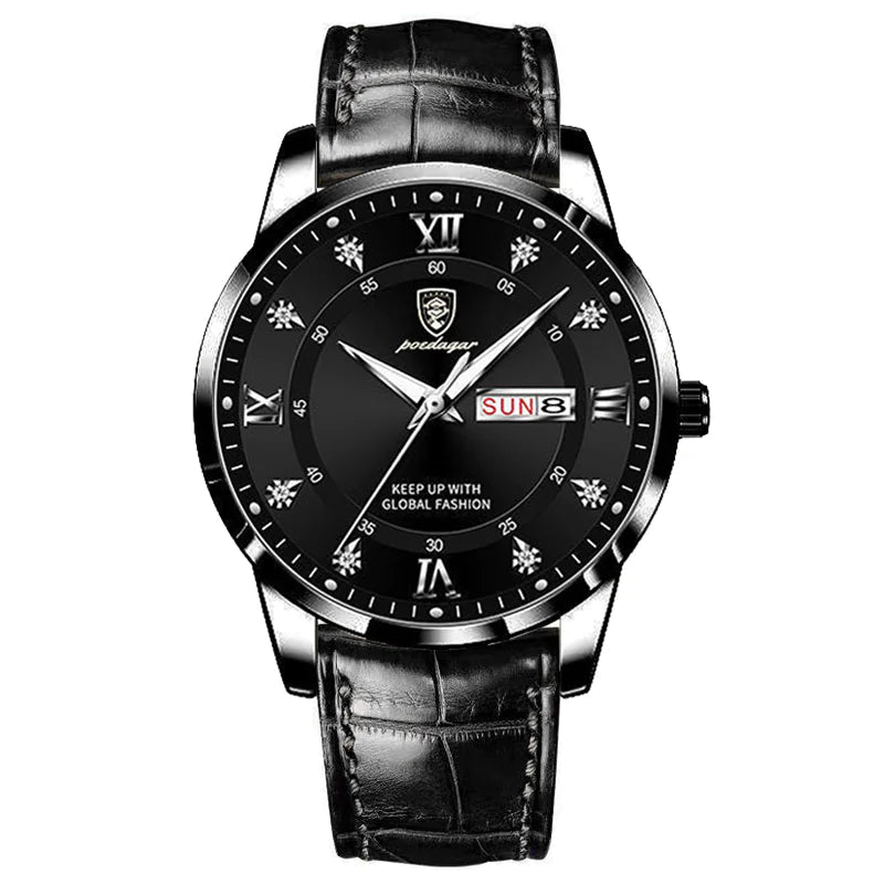 Men's Luxury Leather Sports Watch Mimarta