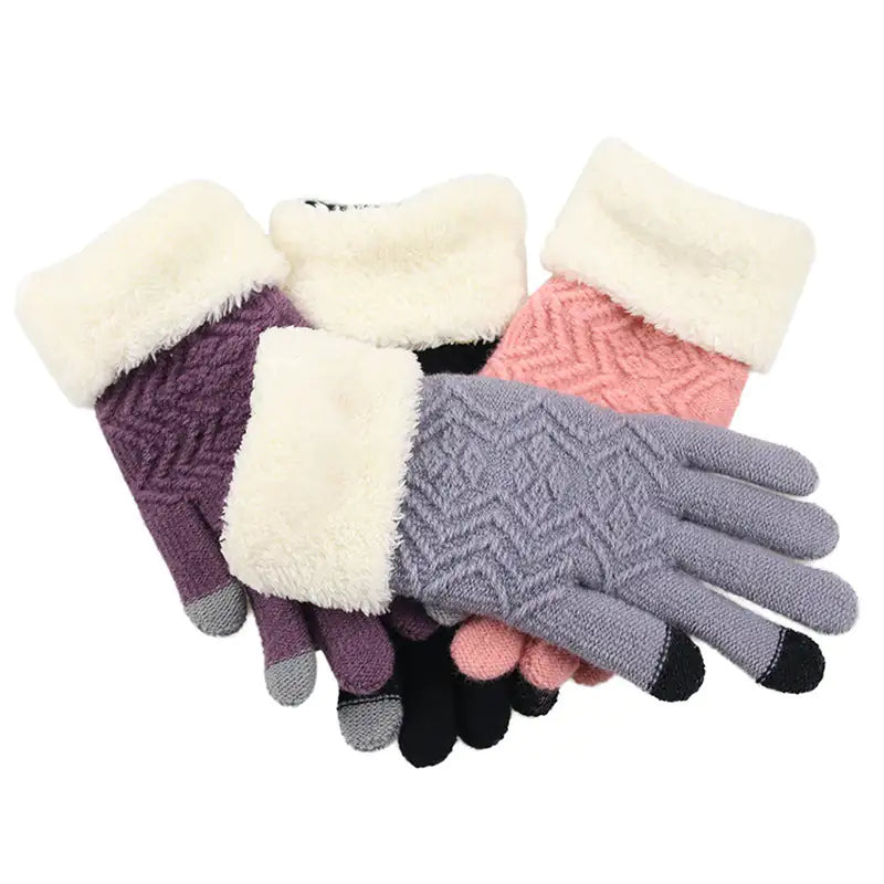 Winter knitted gloves Mimarta