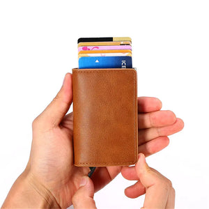 Men Smart Wallet Rfid Safe Anti-theft Holder Women Small Purse Rieworkes