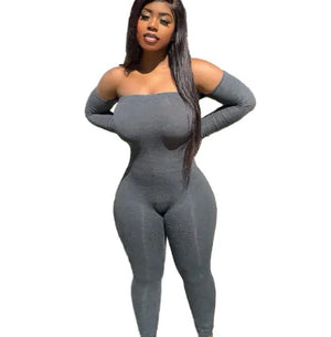 Women Strapless Bodycon Jumpsuit Rieworkes