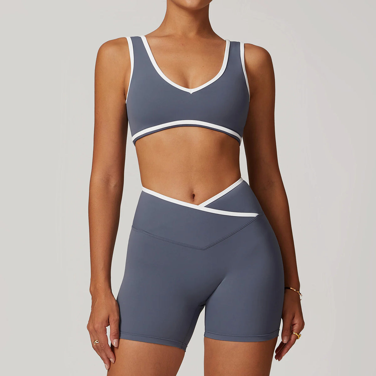 Cross High Top Sports Suit Female Fitness Yoga Wear Rieworkes
