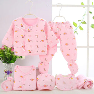 Luxury 7-Piece Cotton Clothing Set for Newborns Mimarta