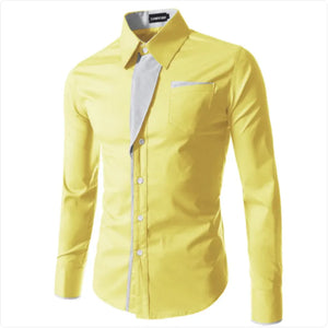 European And American Simple Men's Long Sleeve Shirt Rieworkes