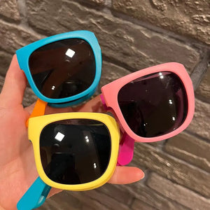 Foldable Children's Sunglasses for Ages 5-10 (Cute Design) Mimarta
