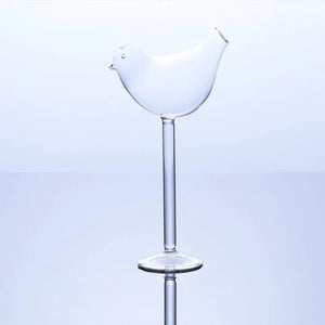 Creative Bird-Shaped Cocktail and Champagne Glass Mimarta