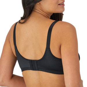 Bali Women's Double Support Wireless Bra,Comfortsoft Full Coverage Wirefree Bra,Df3820 42DD Black Rieworkes