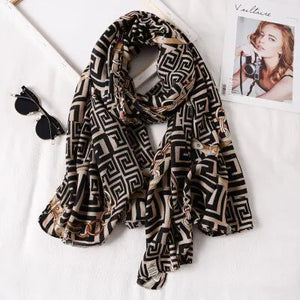 Plaid Scarf for Women Rieworkes