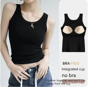 Women's Padded Strap Tank Top Mimarta