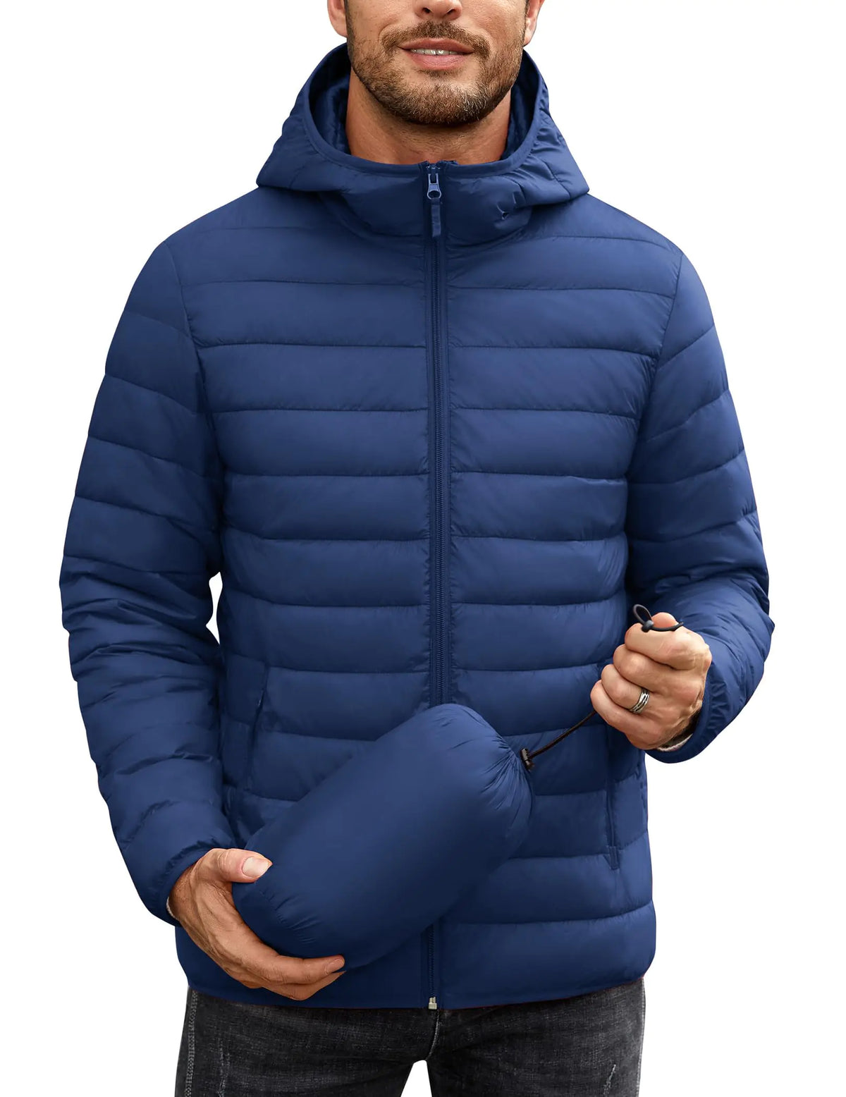 COOFANDY Winter Jackets for Men Packable Down Puffer Jacket Soft Shell Quilted Jacket Mimarta