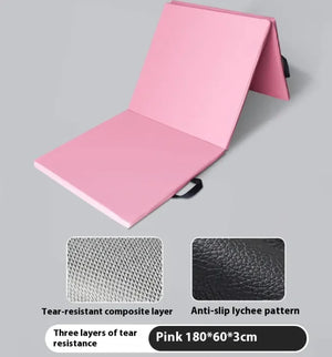Three Fold Gymnastic Mat Men And Women Training Sit-up Mat Home Non-slip Thick Yoga Exercise Mat Rieworkes