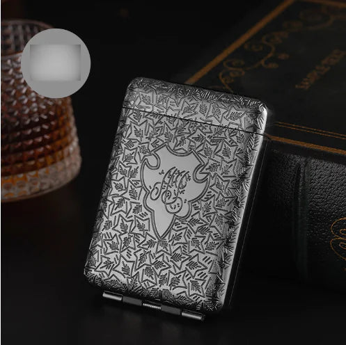 Luxury Vintage Engraved Cigarette Case for 16/20 Cigarettes Mimarta