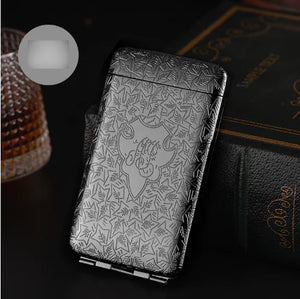 Luxury Vintage Engraved Cigarette Case for 16/20 Cigarettes Mimarta