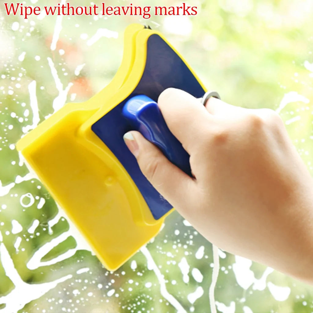Magnetic Window Cleaner Glass Brush Tool Double Side Glass Wiper Rieworkes