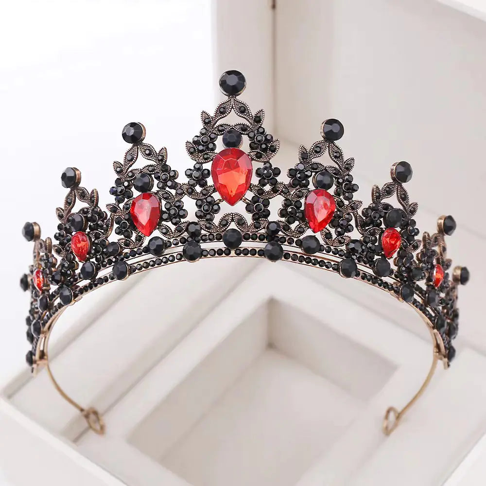 Luxury Rhinestone Bridal Crown Hair Accessory Mimarta