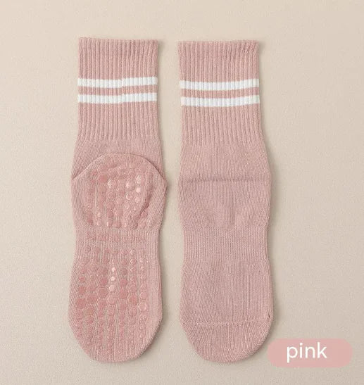 Mid-Calf Anti-Odor Non-Slip Silicone Indoor Socks Rieworkes